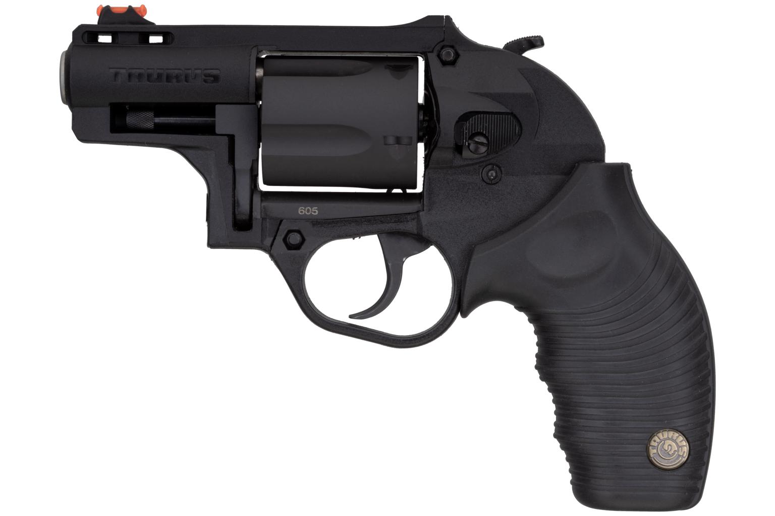 Taurus 605 Protector Black Polymer Handgun .357 Mag 5rd Capacity 2" Barrel Matte Black Oxide Finish