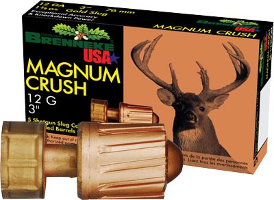 BRENNEKE USA MAGNUM CRUSH 12GA - 3" 1-1/2OZ SLUG 5RD 50BX/CS