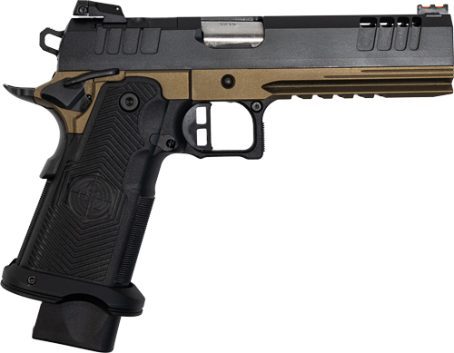GLFA 1911DS SYNERGY 9MM 5" 20 - SHOT BLACK SLIDE BRONZE FRAME