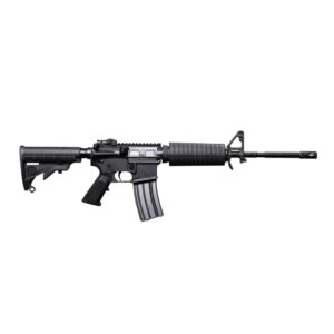 Bushmaster M4 Patrolman's Flat Top Rifle 5.56 NATO 10rd Magazine 16" Barrel Black CA  Compliant