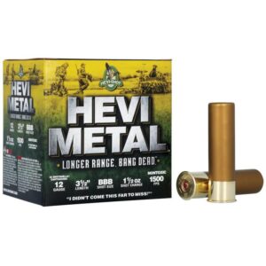 HEVI-Shot HEVI-Metal Longer Range Shotshell 12ga 3.5" 1-1/2 oz 1500 fps #BBB 25/ct