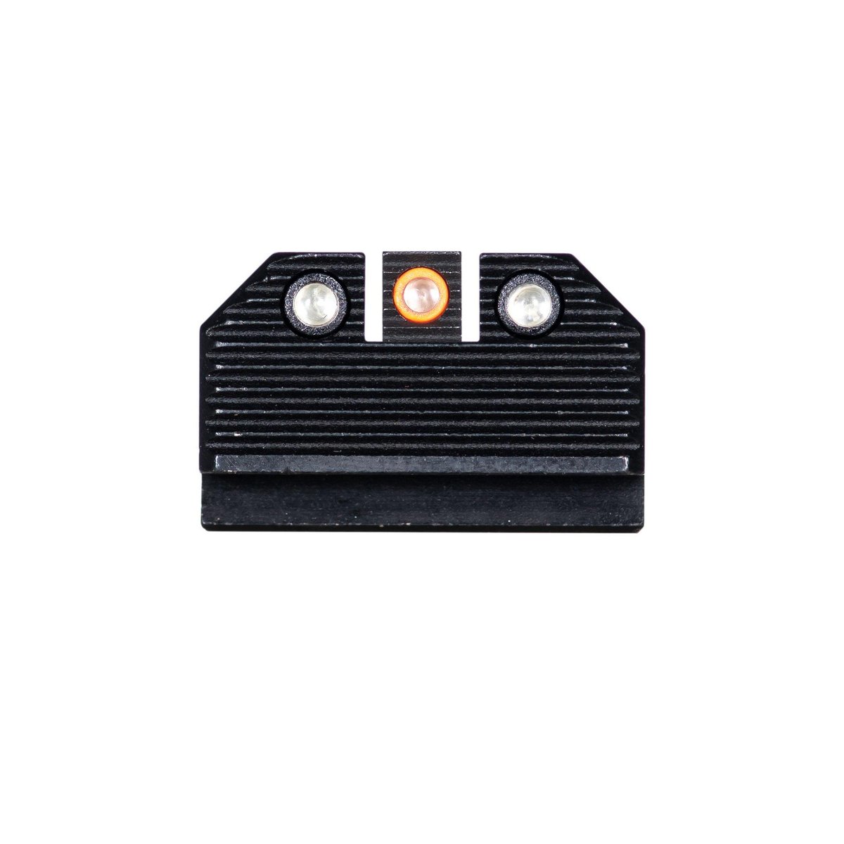 Night Fision Optics Ready Stealth Night Sight Set Orange Front Black Rear for Glock 43x MOS