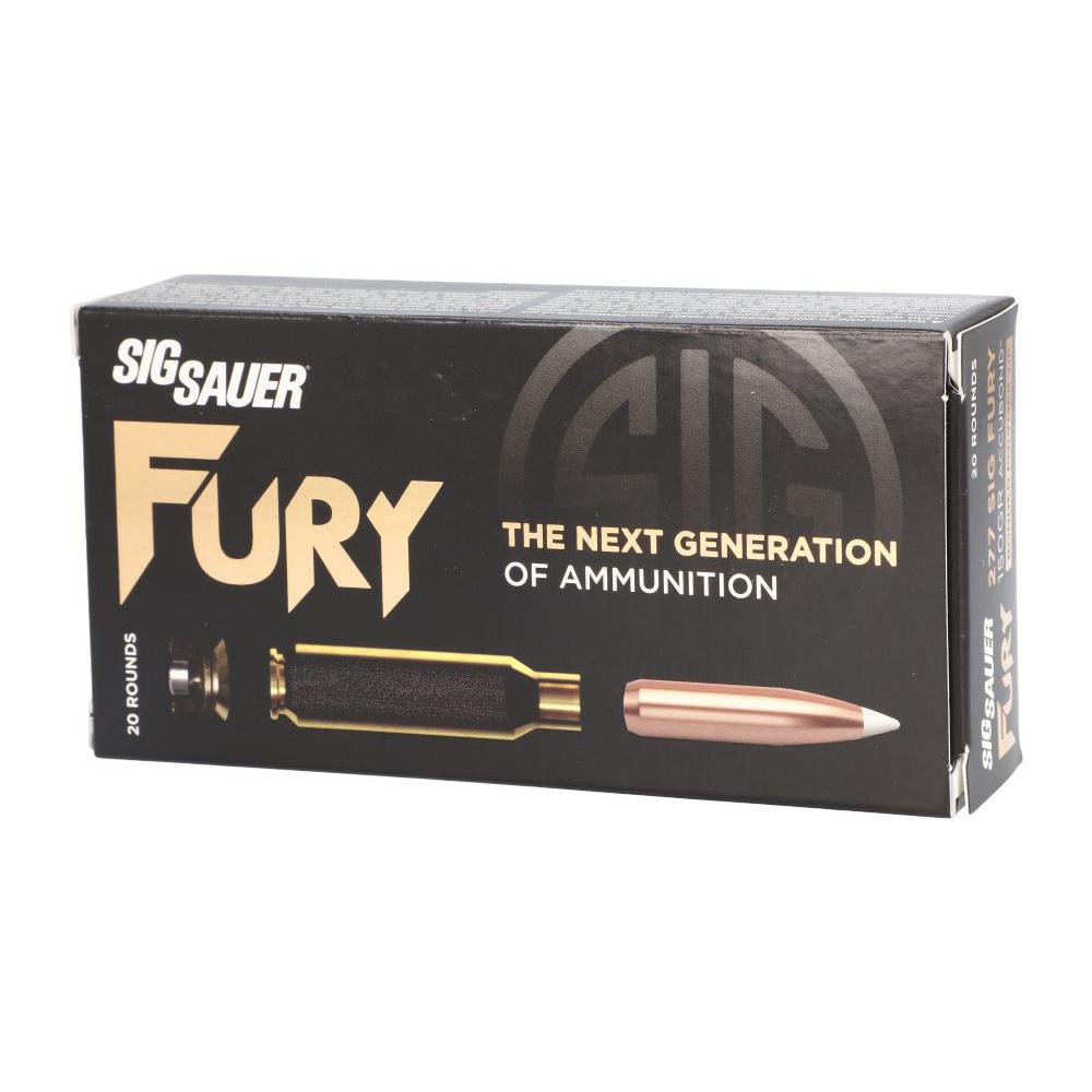 Sig Sauer Elite Bonded Rifle Ammunition .277 Sig Fury 150gr PT 2830fps 20/ct