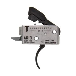 TriggerTech AR-10 Duty Trigger Single-Stage 3.5 lb Curved Black
