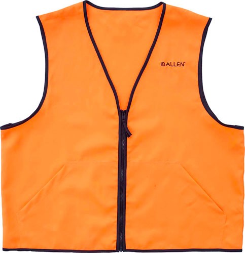 ALLEN DELUXE HUNTING VEST - ORANGE X-LARGE 2 FRONT POCKETS