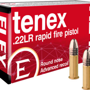 ELEY TENEX RAPID FIRE PISTOL - 22LR 40GR RN 50RD 100BX/CS