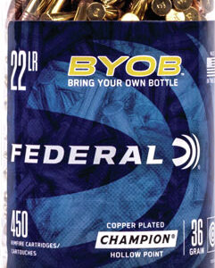 FEDERAL 22LR 36GR HP 1260FPS - 450RD BUCKET 8BX/CS