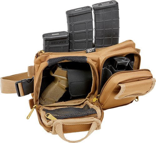 BULLDOG BDT DELUXE SATCHEL GO - BAG/WAIST PACK W/MOLLE TAN - Image 2