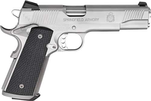 SPRINGFIELD 1911 TRP 45ACP 5" - 7RD SS/G10 RANGE BAG CA COMP