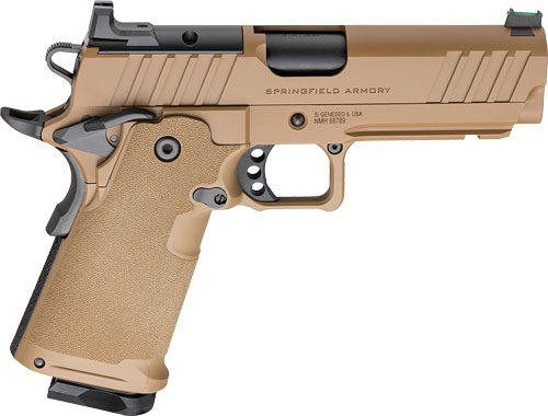 SPRINGFIELD 1911 DS PRODIGY - 9MM 4.25" 10RD COYOTE BROWN
