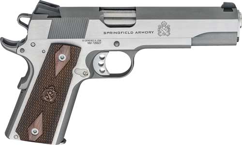 SPRINGFIELD 1911 GARRISON - 9MM 5" 9RD STAINLESS WALNUT - Image 2