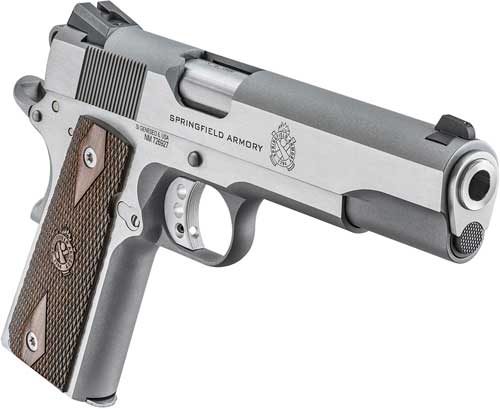SPRINGFIELD 1911 GARRISON - 9MM 5" 9RD STAINLESS WALNUT