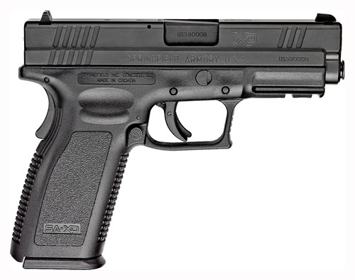 SPRINGFIELD XD SERVICE 9MM 4" - 10RD ESSENTIALS PACKAGE BLACK