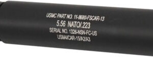 GUNTEC AR15 FAKE SUPPRESSOR - 5.5" 1/2X28 THREADS BLACK