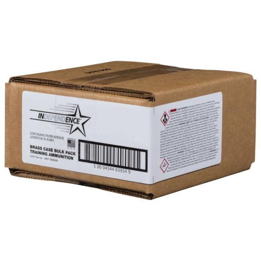 CCI Independence Brass Handgun Ammunition .380 ACP 95 gr FMJ 945 fps 500/ct (Bulk)