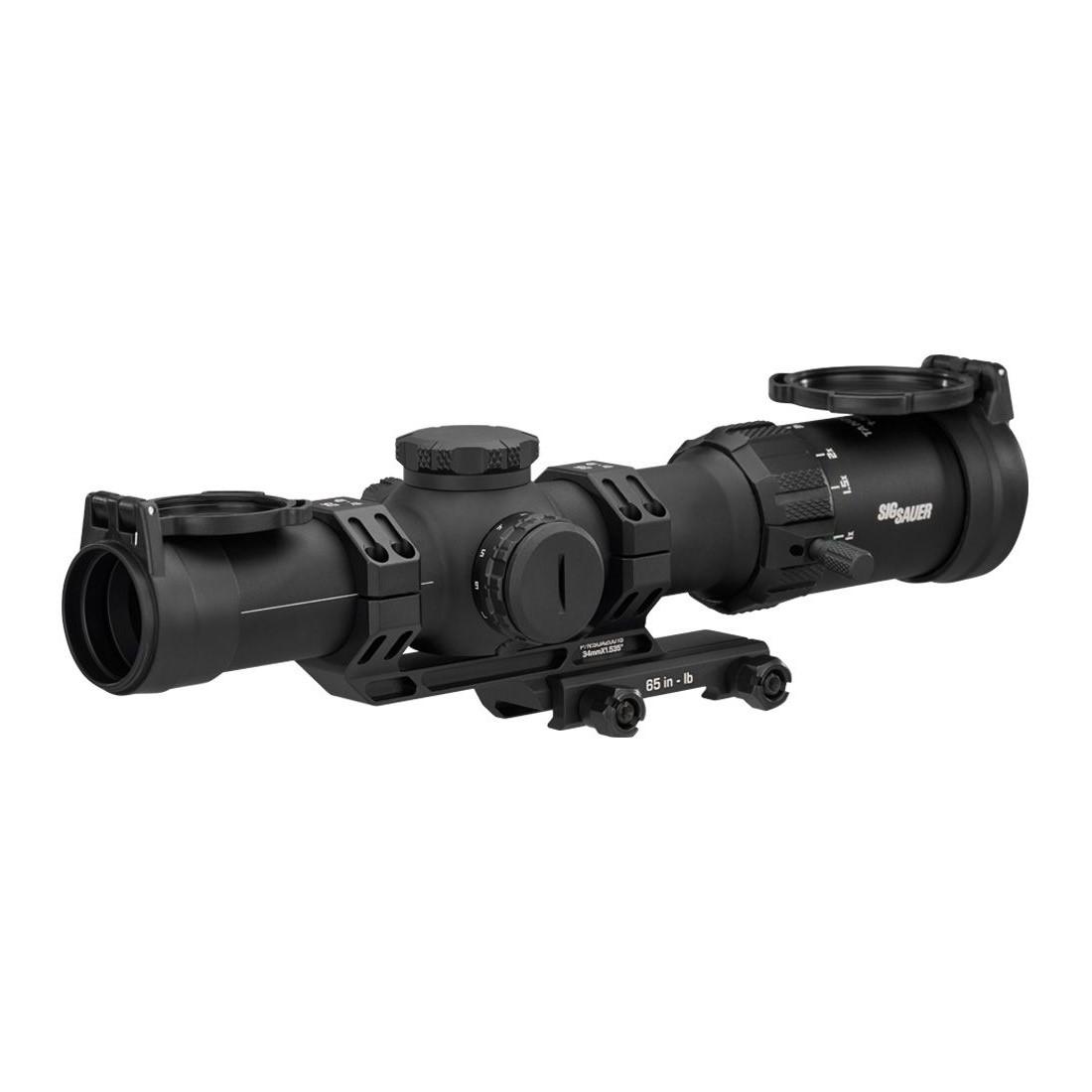Sig Sauer TANGO-MSR LPVO Tactical Rifle Scope COMPACT 1-10X24 30mm SFP Illum BDC 10 W/ Mount